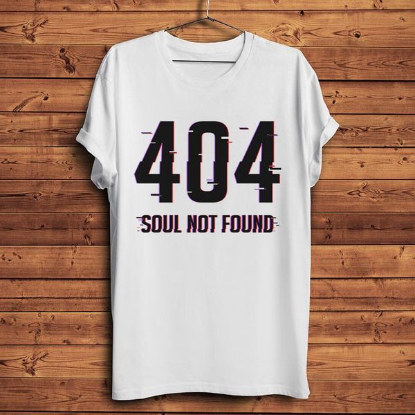 men's t-shirts code 404 soul file not found funny programmer geek tshirt men summer white casual short sleeve t shirt streetwear tee, White;black
men's t-shirts code 404 soul file not found funny programmer geek tshirt men summer white casual short sleeve t shirt streetwear tee, White;black