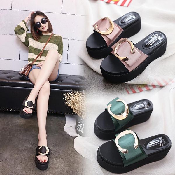 slippers cool female wear fashion hundred 2021 summer muffin thick bottom high heel women's shoes, Black
slippers cool female wear fashion hundred 2021 summer muffin thick bottom high heel women's shoes, Black