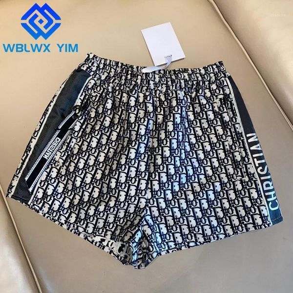 women's shorts women waist fashion letter print luxury female casual elastic straight short pants, White;black
women's shorts women waist fashion letter print luxury female casual elastic straight short pants, White;black