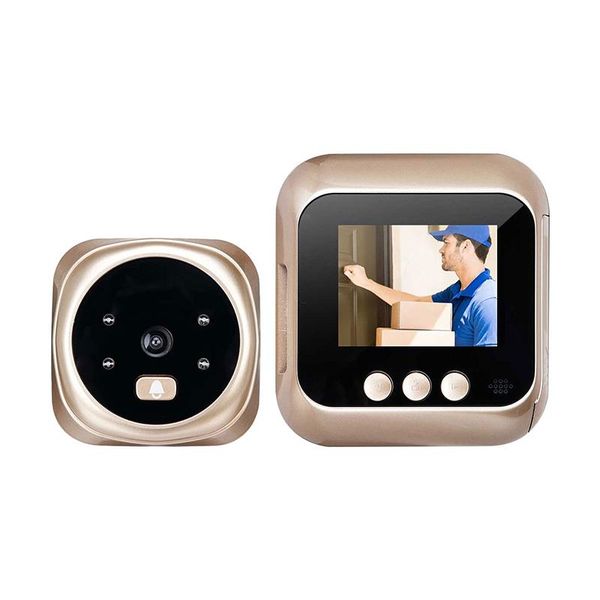 doorbells hd 1080p smart cat's eye view angle 160 degree home electronic doorbell 2.4 inch visual monitoring anti-theft camera video
doorbells hd 1080p smart cat's eye view angle 160 degree home electronic doorbell 2.4 inch visual monitoring anti-theft camera video