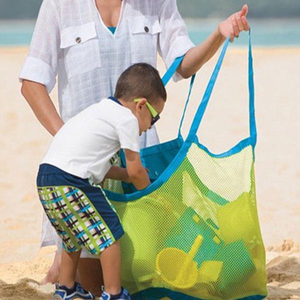 storage bags beach mesh bag children sand away protable kids toys clothes toy sundries organizers cosmetic makeup