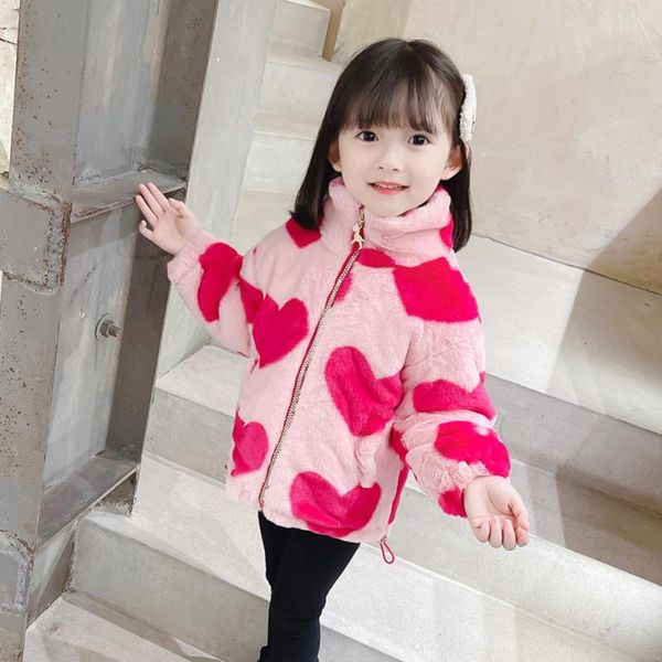 jackets girls winter coat heart pattern fur girl 2021 children's casual style clothing, Blue;gray
jackets girls winter coat heart pattern fur girl 2021 children's casual style clothing, Blue;gray