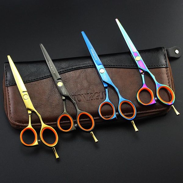 hair scissors professional tony cut straight scissor hairdressing barber tool hairstyle clipper sheaer trimmer pet grooming