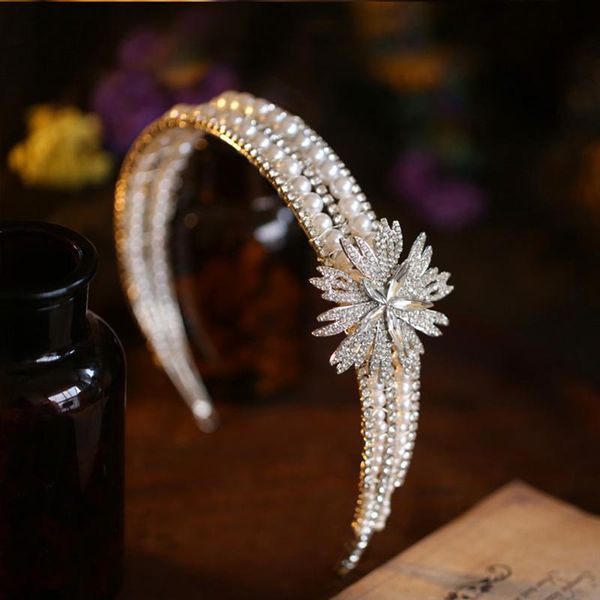 hair clips & barrettes niushuya retro luxury french style rhinestone flower bridal headdress multi-layer pearl headband wedding dress access, Golden;silver
hair clips & barrettes niushuya retro luxury french style rhinestone flower bridal headdress multi-layer pearl headband wedding dress access, Golden;silver