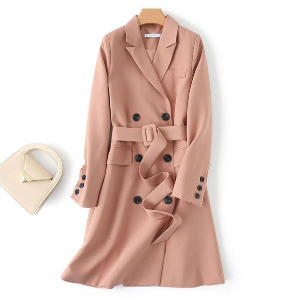 women's down & parkas 2021 spring and autumn fashion commuter korean version double breasted lapel medium long waist windbreaker coat, Black
women's down & parkas 2021 spring and autumn fashion commuter korean version double breasted lapel medium long waist windbreaker coat, Black