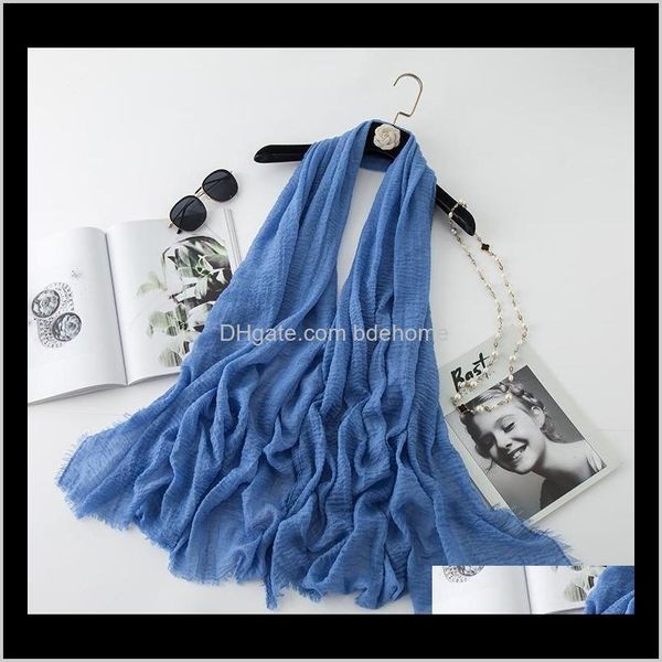 wraps hats, scarves & gloves fashion aessories drop delivery 2021 classic solid color korean style cotton and linen crumpled short beard sca, Blue;gray
wraps hats, scarves & gloves fashion aessories drop delivery 2021 classic solid color korean style cotton and linen crumpled short beard sca, Blue;gray