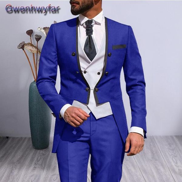 gwenhwyfar 2021 double breasted men suits, slim fit tuxedos, custom made wedding groom terno masculino,casual jacket+vest+pants men's s, White;black
gwenhwyfar 2021 double breasted men suits, slim fit tuxedos, custom made wedding groom terno masculino,casual jacket+vest+pants men's s, White;black