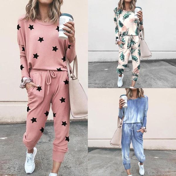 xuanccol 2 piece set womens tracksuits tracksuit printed flowers tie dy two and pants femme clothes long lounge wear, Gray
xuanccol 2 piece set womens tracksuits tracksuit printed flowers tie dy two and pants femme clothes long lounge wear, Gray