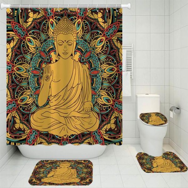 buddha statue waterproof polyester shower curtains bath screen toilet lid cover carpet rugs bohemian mandala bathroom sets accessory set
buddha statue waterproof polyester shower curtains bath screen toilet lid cover carpet rugs bohemian mandala bathroom sets accessory set