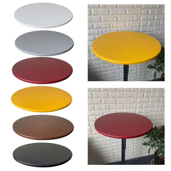table cloth 60cm cover round tablecloth elastic edged for party events poker