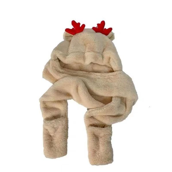christmas gift winter lamb hair cute fawn scarf glove one warm ear protection bib lei feng hat, Yellow
christmas gift winter lamb hair cute fawn scarf glove one warm ear protection bib lei feng hat, Yellow