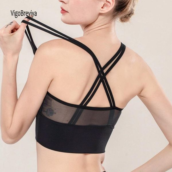 vigobreviya mesh strapped sport bra women push up gym workout yoga fitness crop breathable running training brassiere clothing, White;black
vigobreviya mesh strapped sport bra women push up gym workout yoga fitness crop breathable running training brassiere clothing, White;black