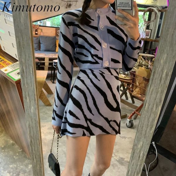 kimutomo fashion two piece outfits zebra striped sweater women o-neck short knitted cardigan and high waist mini skirt 210521, White
kimutomo fashion two piece outfits zebra striped sweater women o-neck short knitted cardigan and high waist mini skirt 210521, White