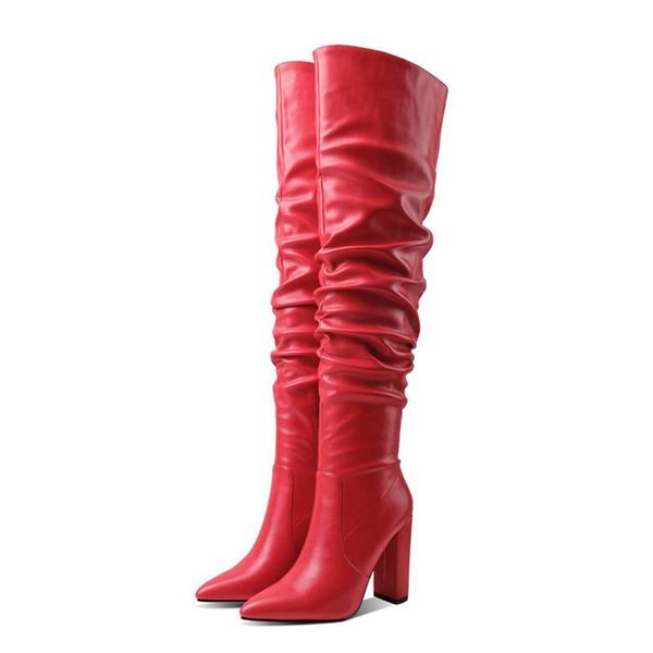 boots black red over the knee women high heels shoes ladies thigh winter leather long female shoe size 43
boots black red over the knee women high heels shoes ladies thigh winter leather long female shoe size 43