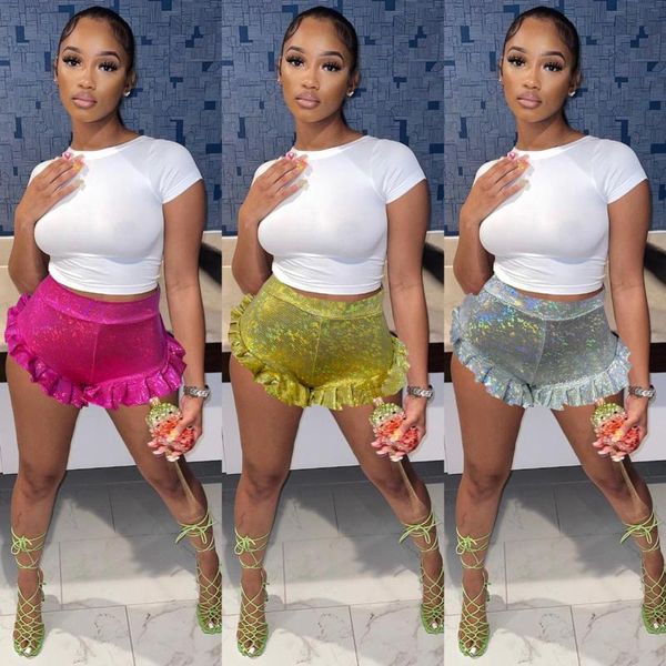 women's shorts ruffles high waist booty women 2021 v-shaped y2k laser glass floral mini bodycon streetwear outfits, White;black
women's shorts ruffles high waist booty women 2021 v-shaped y2k laser glass floral mini bodycon streetwear outfits, White;black