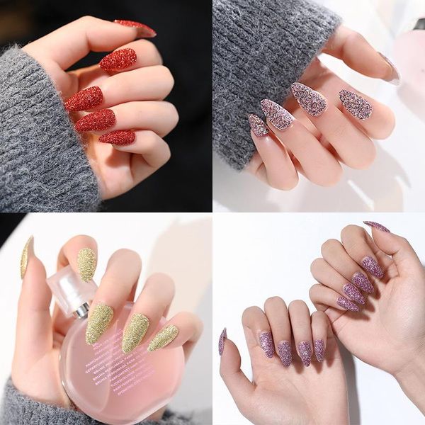 false nails onion powder sharp nail strip wear manicure piece 24 pieces / box fashion patch, Red;gold
false nails onion powder sharp nail strip wear manicure piece 24 pieces / box fashion patch, Red;gold