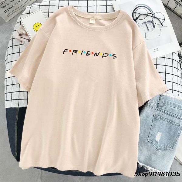 american sitcom friends letter style print women soft breathable tees fashion casual t-shirts loose o-neck female t-shirt women's, White
american sitcom friends letter style print women soft breathable tees fashion casual t-shirts loose o-neck female t-shirt women's, White