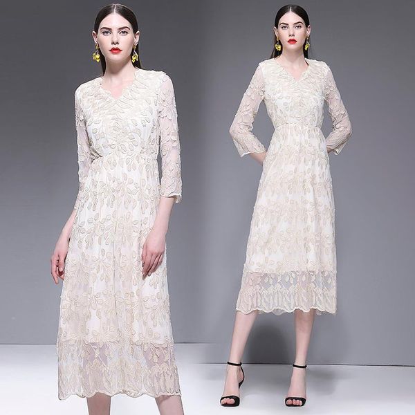 casual dresses lace elegant one-piece dress 2021 fashion girl apricot hight waist vestidos ladies evening party wedding maxi, Black;gray
casual dresses lace elegant one-piece dress 2021 fashion girl apricot hight waist vestidos ladies evening party wedding maxi, Black;gray