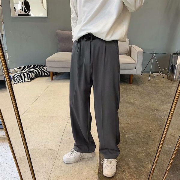 men's pants summer wide-leg fashion gray black casual men trousers korean loose straight suit mens dress s-3xl
men's pants summer wide-leg fashion gray black casual men trousers korean loose straight suit mens dress s-3xl