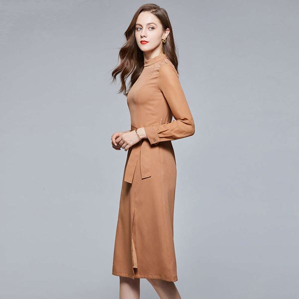 dress dresswomen's early autumn temperament lady medium round neck long sleeve waist tie solid color skirt, Black;gray
dress dresswomen's early autumn temperament lady medium round neck long sleeve waist tie solid color skirt, Black;gray