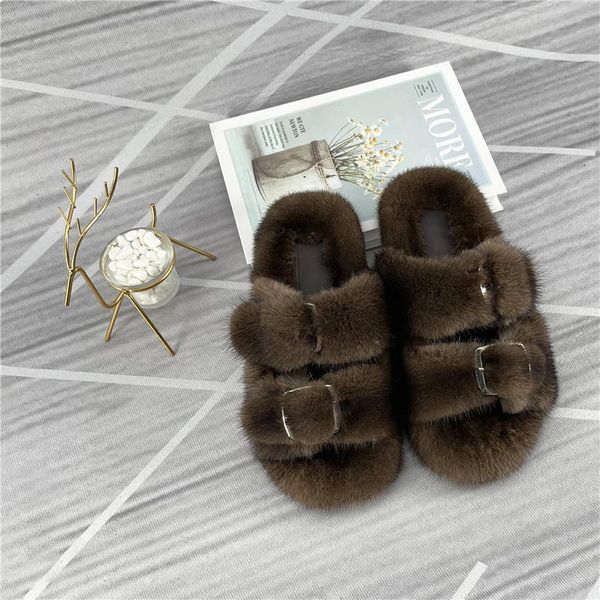 style ladies slippers 100% fur real mink casual flat shoes home slippes girl outdoor, Black
style ladies slippers 100% fur real mink casual flat shoes home slippes girl outdoor, Black