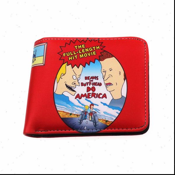beavis butt head america wallet short hand takes b amp coco film movie purse designer coin zipper, Red;black
beavis butt head america wallet short hand takes b amp coco film movie purse designer coin zipper, Red;black