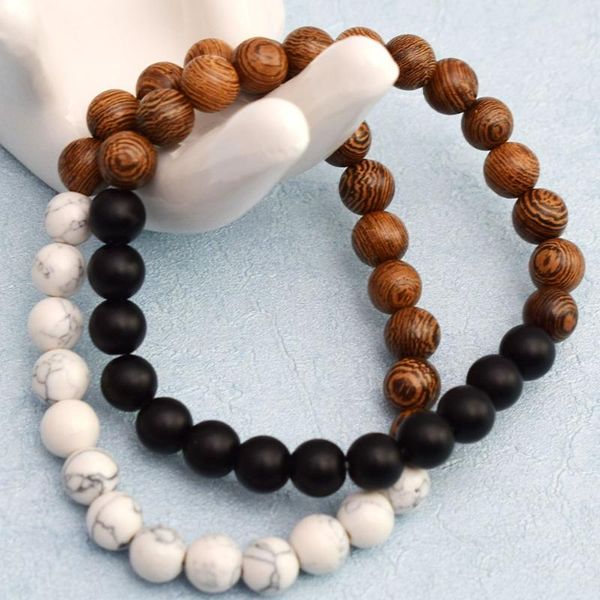 beaded, strands couples beaded men women bracelets wood stone bead charm & bangles for jewelry gift, Black
beaded, strands couples beaded men women bracelets wood stone bead charm & bangles for jewelry gift, Black