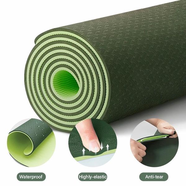 yoga mats 6mm double sided mat non-slip sport carpet pad with position line for fitness gymnastics and pilates woman
yoga mats 6mm double sided mat non-slip sport carpet pad with position line for fitness gymnastics and pilates woman