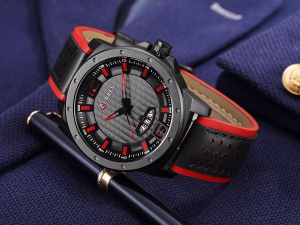 wristwatches curren military leather business quartz watches men sport casual calendar wristwatch relogio masculino time, Slivery;brown
wristwatches curren military leather business quartz watches men sport casual calendar wristwatch relogio masculino time, Slivery;brown