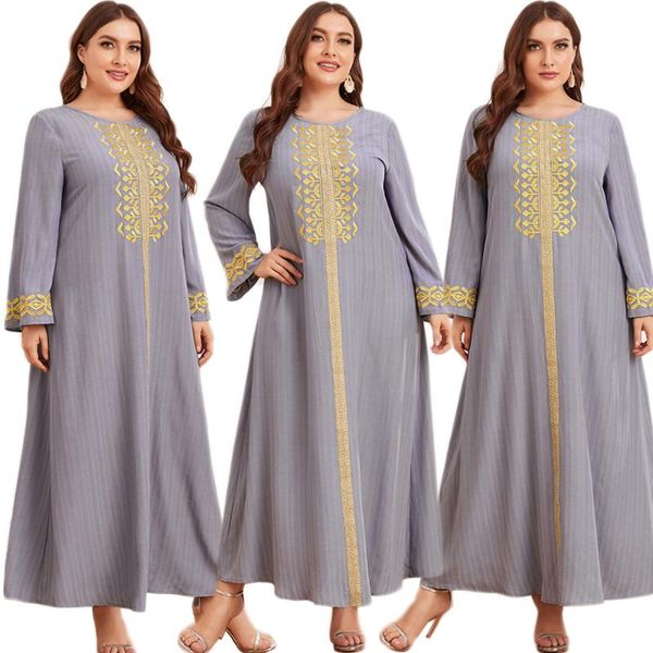 ethnic clothing muslim women casual loose dress kaftan embroidery dubai turkish plus size islamic long sleeve abaya arab ramadan robe, Red
ethnic clothing muslim women casual loose dress kaftan embroidery dubai turkish plus size islamic long sleeve abaya arab ramadan robe, Red