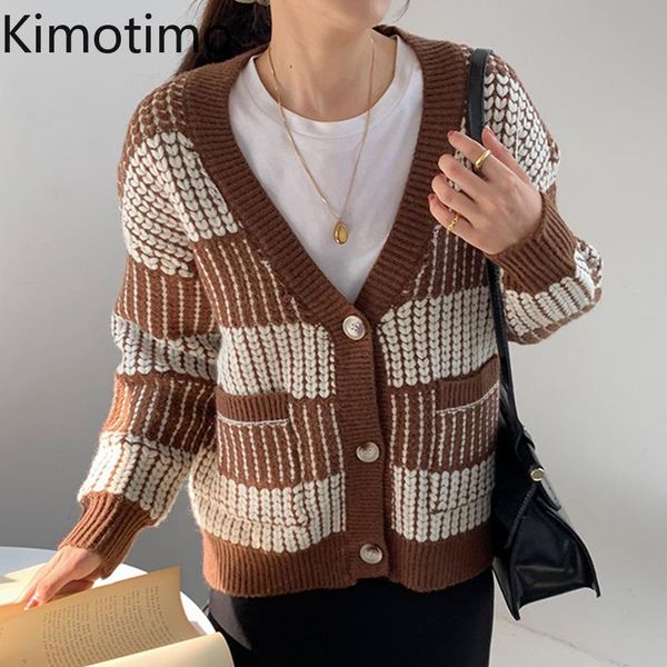 women's knits & tees kimotimo vintage sweater cardigan women korean chic v-neck herringbone color block sweaters autumn long sleeve all, White
women's knits & tees kimotimo vintage sweater cardigan women korean chic v-neck herringbone color block sweaters autumn long sleeve all, White