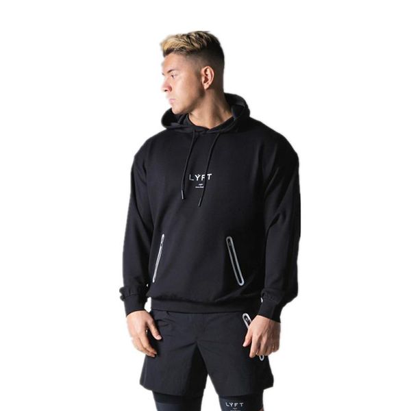 men's hoodies & sweatshirts male cotton hoodie sports style fitness training clothes 2021 zip pocket long sleeve hooded pullove, Black
men's hoodies & sweatshirts male cotton hoodie sports style fitness training clothes 2021 zip pocket long sleeve hooded pullove, Black