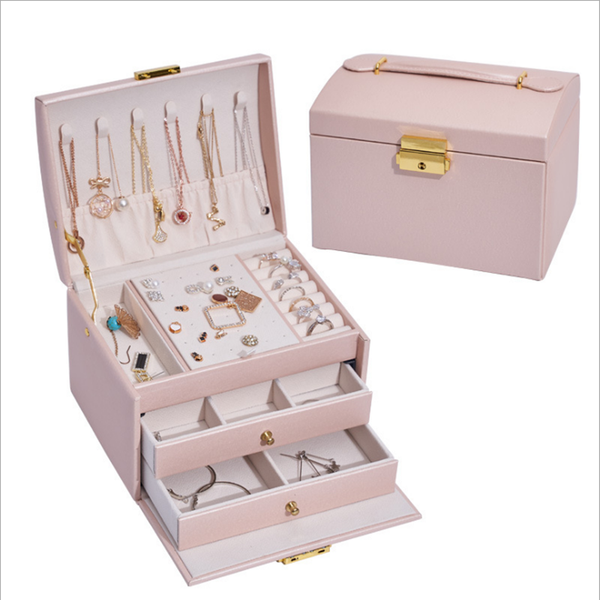 2021 new simple style jewelry storage box with der fashion pu leather necklace jewelry box, Black;white
2021 new simple style jewelry storage box with der fashion pu leather necklace jewelry box, Black;white