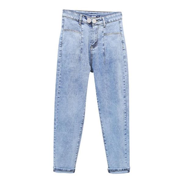 women's jeans large size woman mom pants boyfriend for women high waist loose all match denim trousers, Blue
women's jeans large size woman mom pants boyfriend for women high waist loose all match denim trousers, Blue