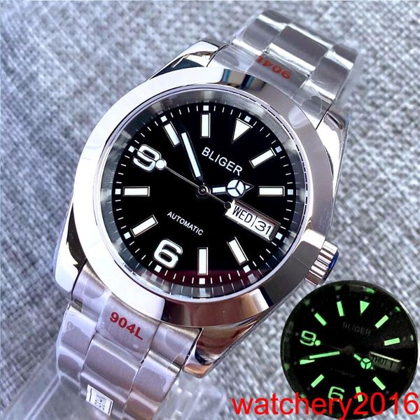 wristwatches 39mm 36mm black dial japan nh36a movement sapphire glass luminous polished stainless steel case automatic mens watch, Slivery;brown
wristwatches 39mm 36mm black dial japan nh36a movement sapphire glass luminous polished stainless steel case automatic mens watch, Slivery;brown