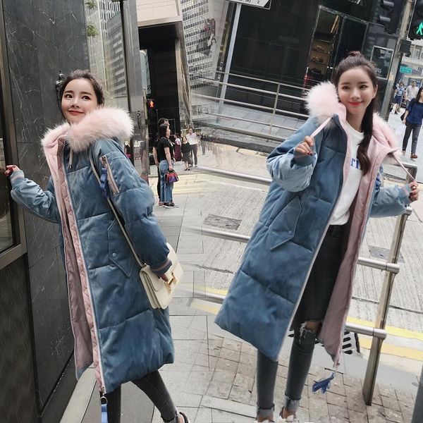 women's trench coats winter golden velvet hooded cotton collar ladies loose medium and long thick down clothing wear, Tan;black
women's trench coats winter golden velvet hooded cotton collar ladies loose medium and long thick down clothing wear, Tan;black