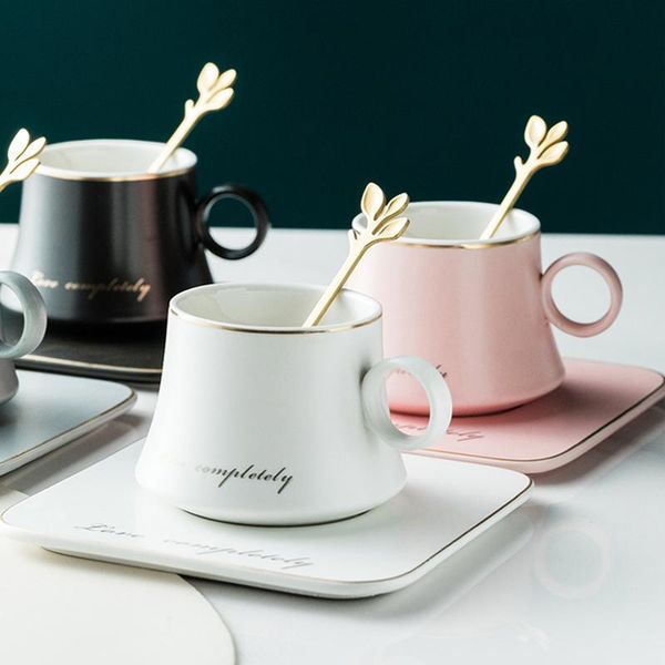 cups & saucers soy milk breakfast espresso coffee tea set saucer european porcelain ceramic cup golden spoon christmas
cups & saucers soy milk breakfast espresso coffee tea set saucer european porcelain ceramic cup golden spoon christmas