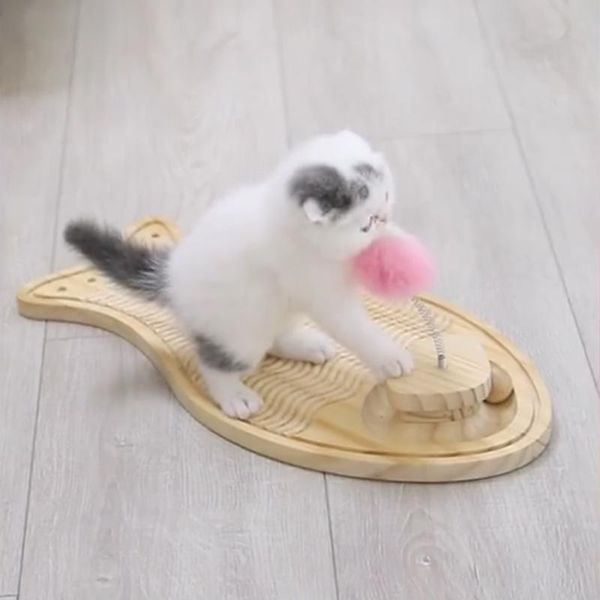 cat toys hoopet wood pet scratch board interactive ball funny stick durable functional fish shape game
cat toys hoopet wood pet scratch board interactive ball funny stick durable functional fish shape game