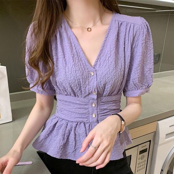 purple white v neck blouse casual woman clothes 2021 summer short sleeve ruffle shirt women blouses shirts bluse women's
purple white v neck blouse casual woman clothes 2021 summer short sleeve ruffle shirt women blouses shirts bluse women's
