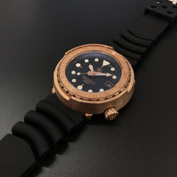 wristwatches luxury cusn8 bronze mechanical automatic watch 300m waterproof dive japan nh35 movement auto date male clocks relogio masculino, Slivery;brown
wristwatches luxury cusn8 bronze mechanical automatic watch 300m waterproof dive japan nh35 movement auto date male clocks relogio masculino, Slivery;brown