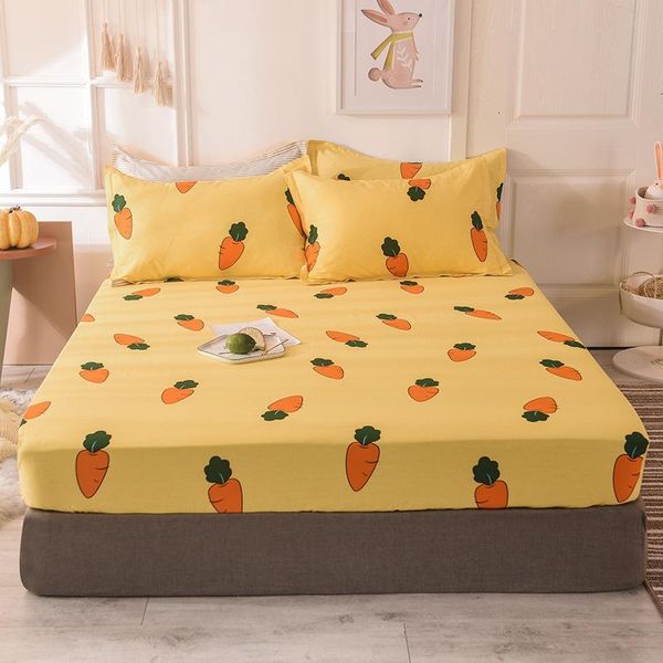 sheets & sets carrot printed fitted sheet for single double bed kids adults 100% cotton (no case) xf759-3
sheets & sets carrot printed fitted sheet for single double bed kids adults 100% cotton (no case) xf759-3