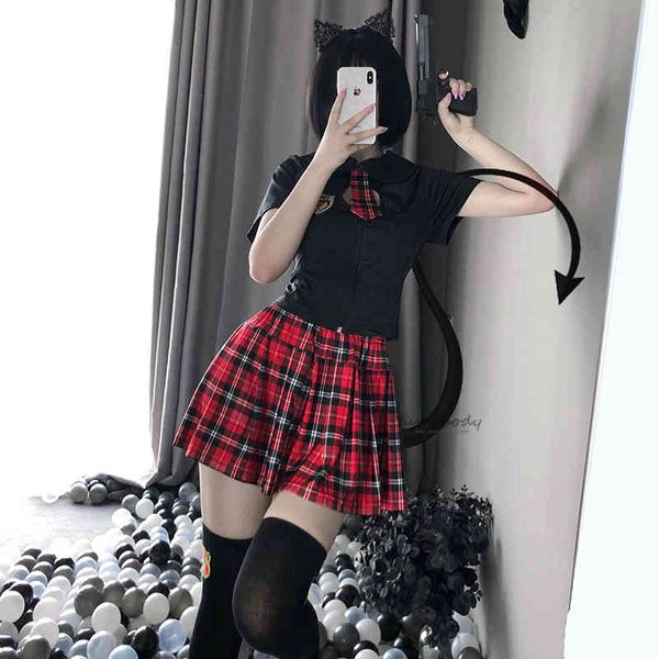 japanese lingerie student uniform college style school uniform bunny girl uniform suit jk sailor costumes for women, Red;black
japanese lingerie student uniform college style school uniform bunny girl uniform suit jk sailor costumes for women, Red;black