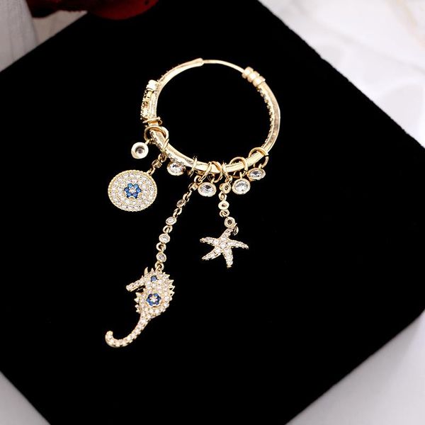 hoop & huggie single piercing gold with sea creature charm tassel lovely clasp seahorsestarshell charms drop circle earrings, Golden;silver
hoop & huggie single piercing gold with sea creature charm tassel lovely clasp seahorsestarshell charms drop circle earrings, Golden;silver