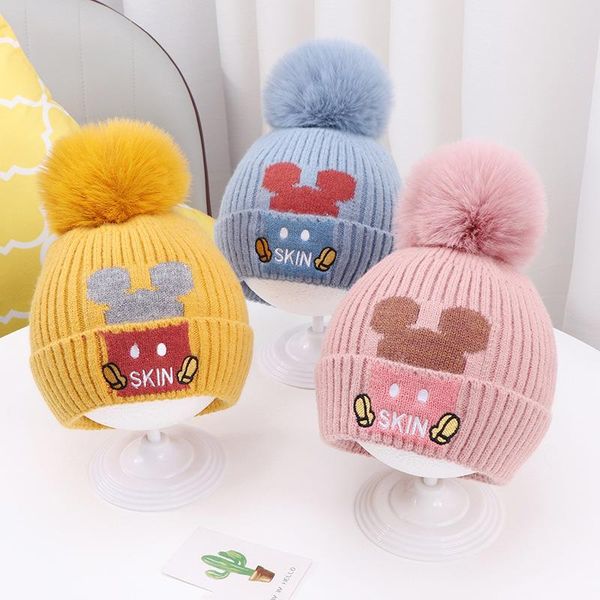 caps & hats 1-5 years old girls and boys winter thickened warm wool children 's hat cute baby girl boy knitted with pompom, Yellow
caps & hats 1-5 years old girls and boys winter thickened warm wool children 's hat cute baby girl boy knitted with pompom, Yellow