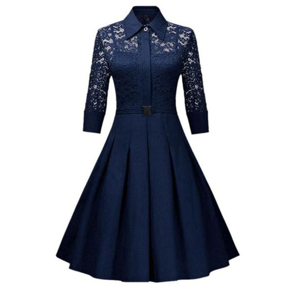 lace family gathering patchwork dating daily party elegant pullover cotton blend 1/2 sleeve lapel collar women dress casual dresses, Black;gray
lace family gathering patchwork dating daily party elegant pullover cotton blend 1/2 sleeve lapel collar women dress casual dresses, Black;gray