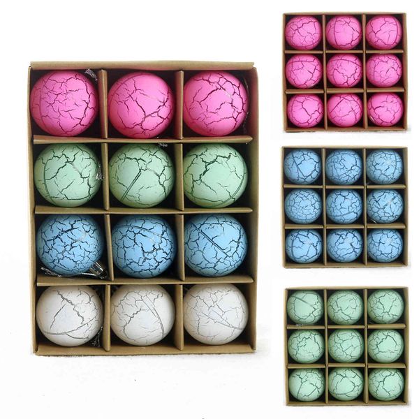 new easter decorations 4cm6cm8cm crack painted plastic christmas ball set layout pendant
new easter decorations 4cm6cm8cm crack painted plastic christmas ball set layout pendant
