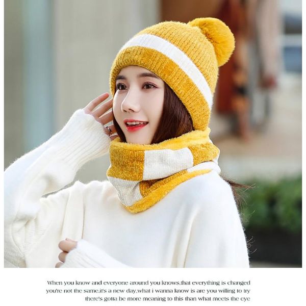 2pcs winter soft warm caps stretchy outdoor ski cycling cap scarf set knitting beanie hats women plaid pompom & masks, Black
2pcs winter soft warm caps stretchy outdoor ski cycling cap scarf set knitting beanie hats women plaid pompom & masks, Black
