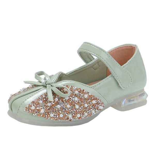children' leather shoes girls high-heel soft-soled dance female students princess flat, Black;grey
children' leather shoes girls high-heel soft-soled dance female students princess flat, Black;grey