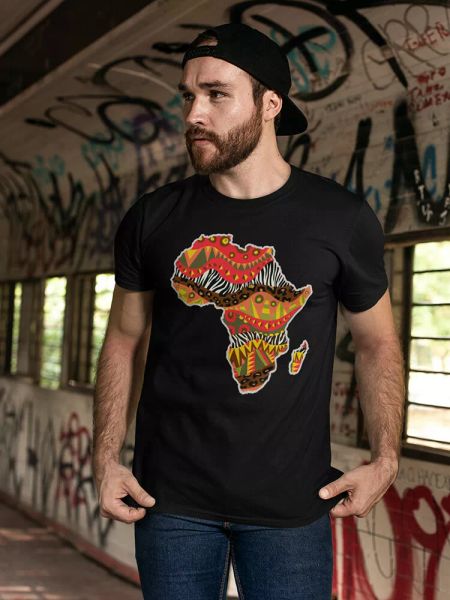 Africa Continent Ornate Tee Men's -Image by Shutterstock, White;black
Africa Continent Ornate Tee Men's -Image by Shutterstock, White;black