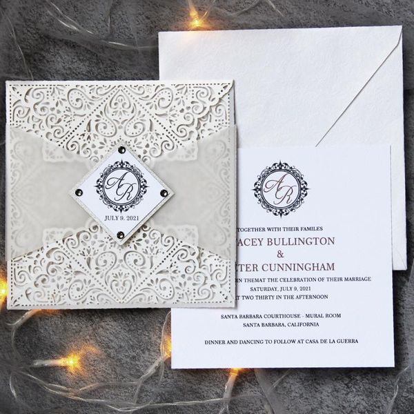 greeting cards 20pcs/lot elegant luxury customized laser cut wedding invitations decoration party supplies
greeting cards 20pcs/lot elegant luxury customized laser cut wedding invitations decoration party supplies
